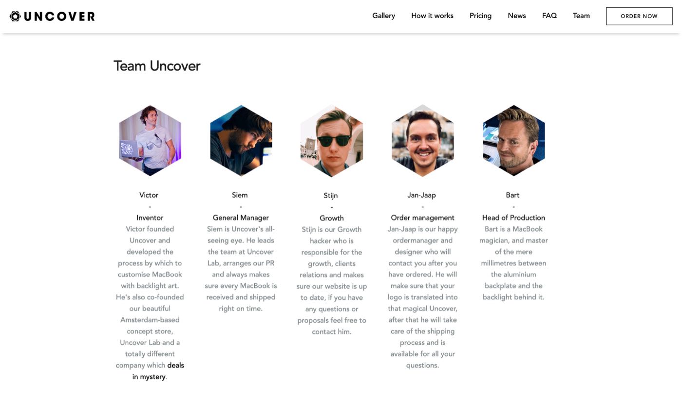 Uncover Mac Site